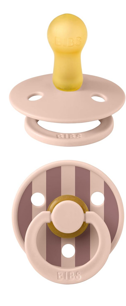 BIBS COLOUR STUDIO chupetes calmantes 2 pack caucho 0-6 meses