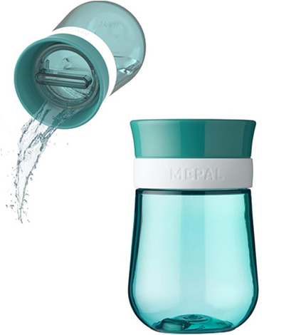 MEPAL Trainer Cup vaso antigoteo boquilla 360 grados 300 ml 9 m+