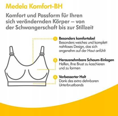 MEDELA Still-BH KOMFORT +Stilleinlagen S