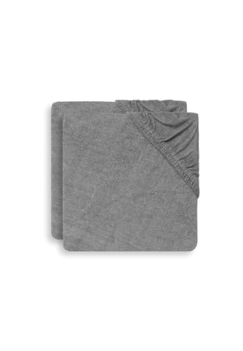 JOLLEIN frotirne prevleke za previjalno podlogo 50x70 cm sive 2 kosa