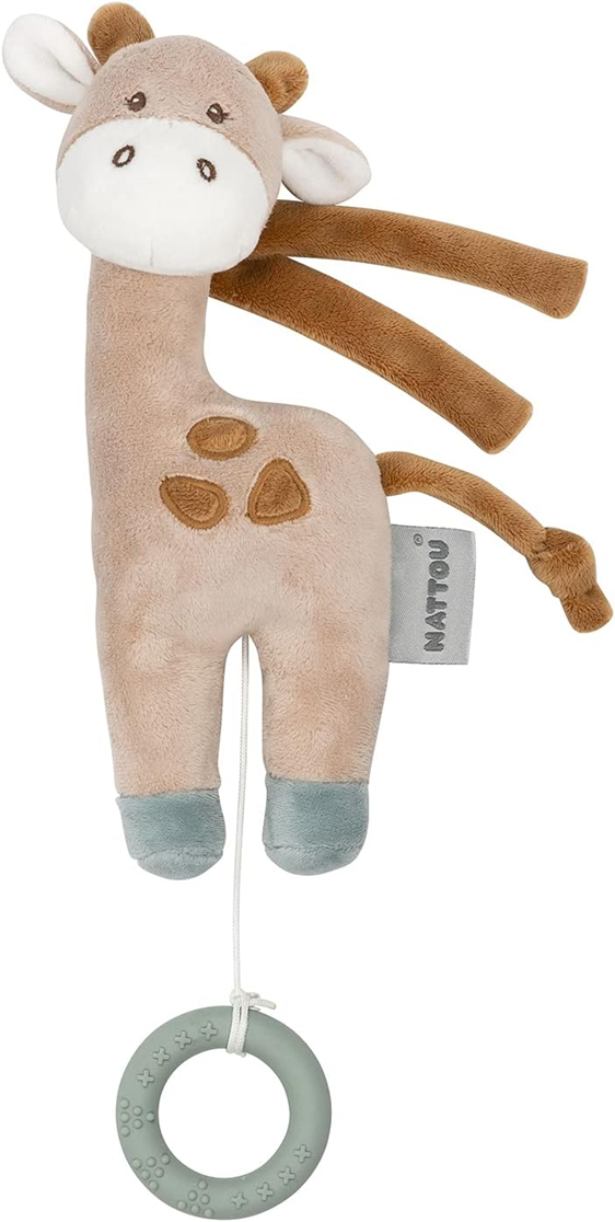 NATTOU jirafa Luna colgante de peluche con caja de música La-Le-Lu 22 cm