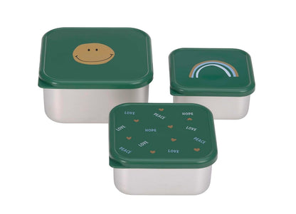 LASSIG Snackbox CAJAS DE ACERO PARA APERITIVOS x3