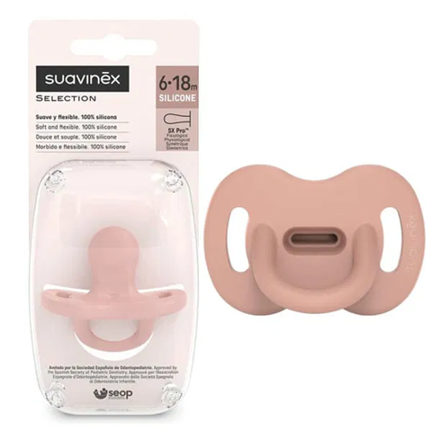 SUAVINEX chupete SELECTION SX PRO de silicona 6-18m