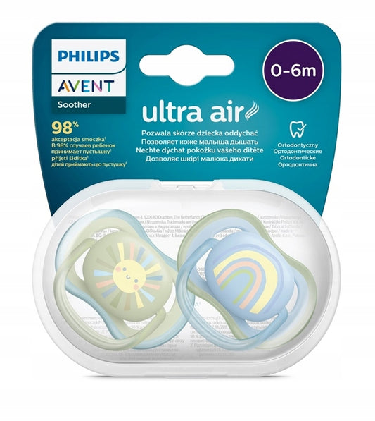 PHILIPS AVENT Ultra Air fopspenen x 2 0-6 mnd
