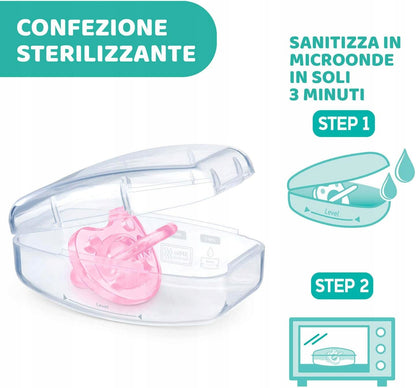 CHICCO PhysioForma DUAL SOFT chupete x2 2-6m para bebés