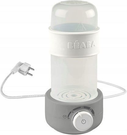 BEABA Baby Second podgrzewacz parowy, sterylizator biało-szary do butelek i słoiczków, BPA free