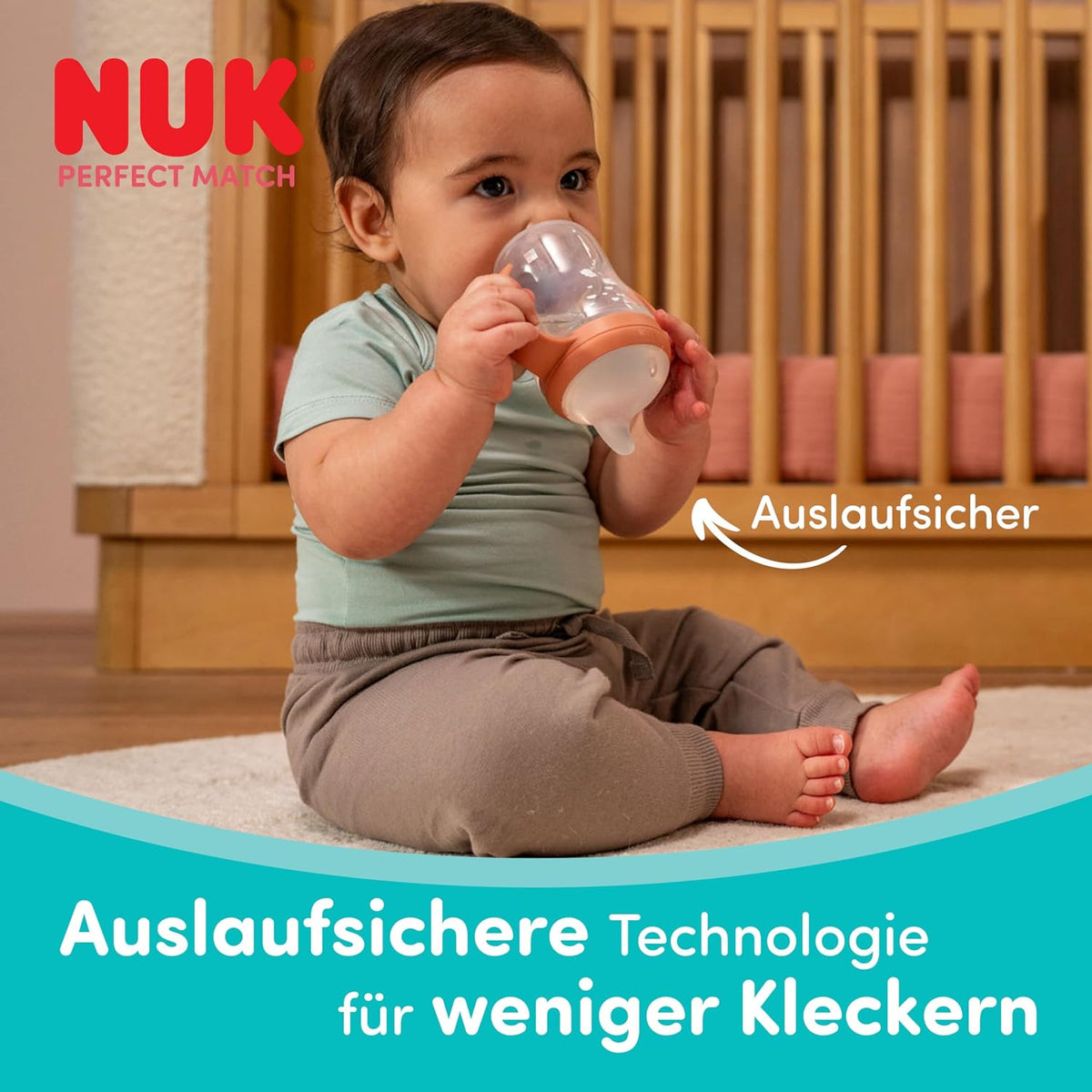 NUK Perfect Match Learner učni lonček 150 ml 6m+