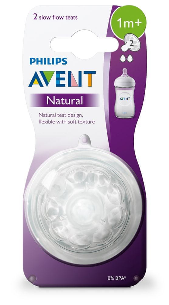 PHILIPS AVENT Natural Flaschensauger 1m+ x2