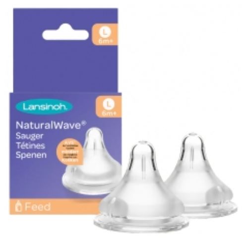 LANSINOH NaturalWave tettarelle per biberon 6m+