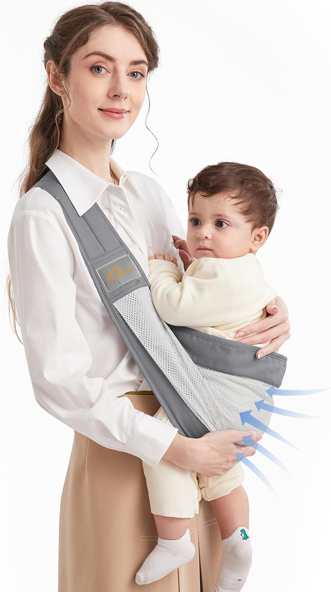 MUMGAROO portabebés fular ajustable hasta 15 kg