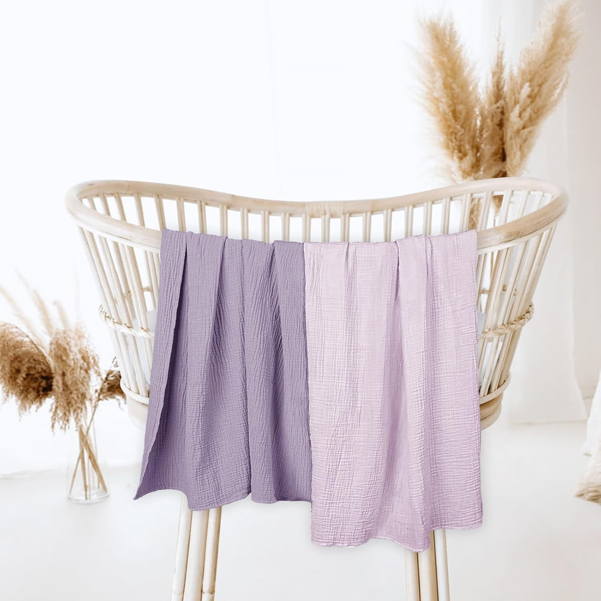 LULU MOON muselinas envolventes de algodón 100% para bebés