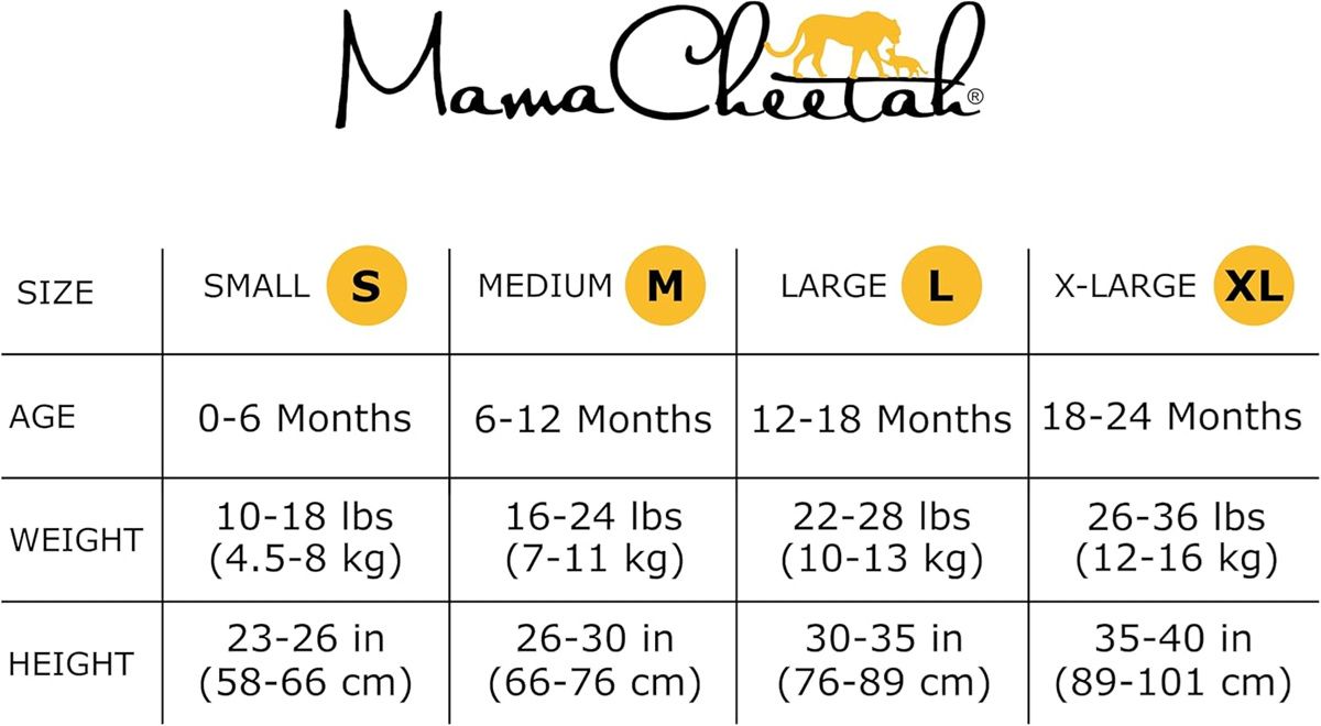 MAMA CHEETAH spalna vreča 0,5TOG x2, 12-18 mesecev