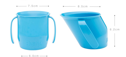 DOIDY Training Cup-kop med håndtag til at lære at drikke fra kanten 200 ml 3 m+