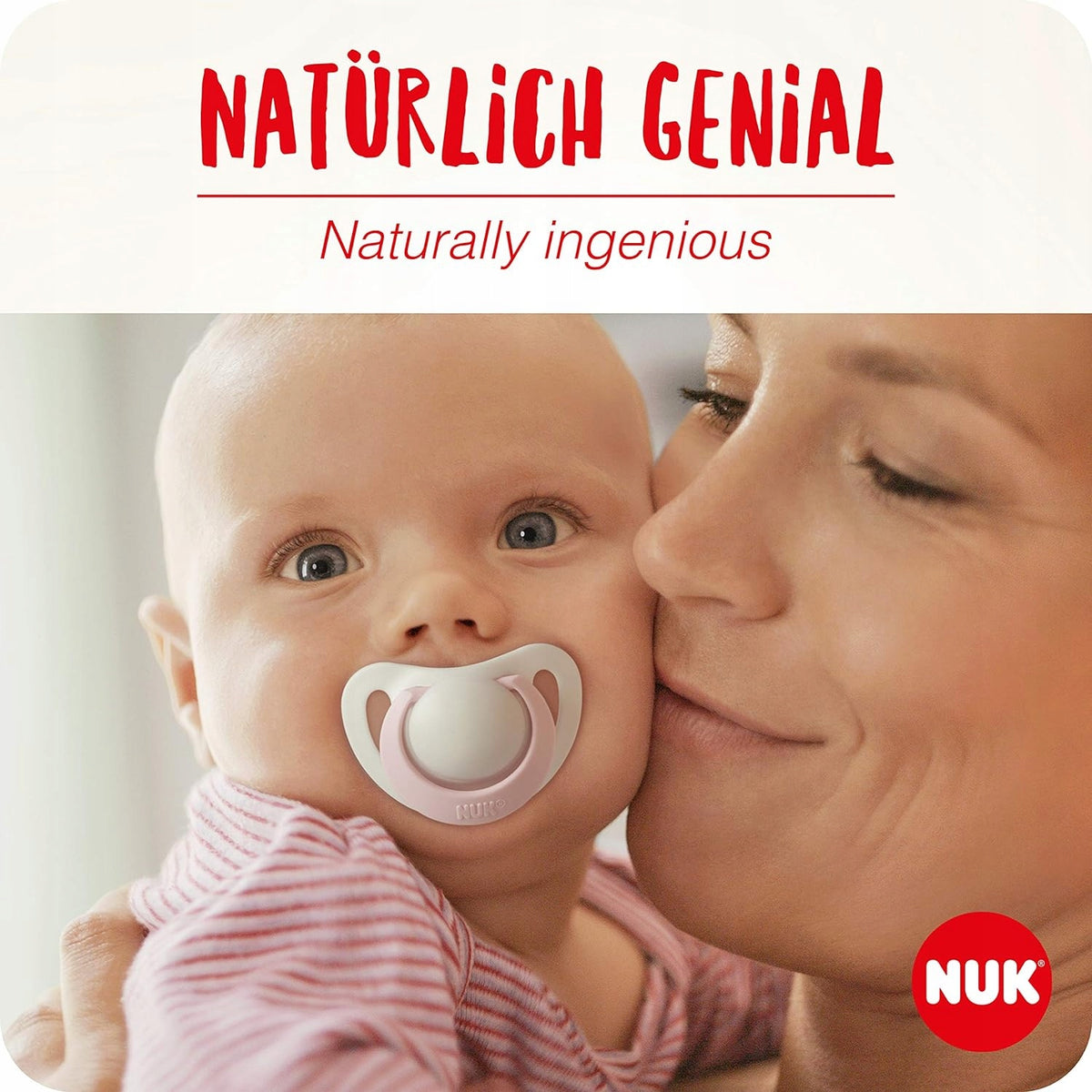 NUK Genius Color duda za pomirjanje x2 18 mesecev+