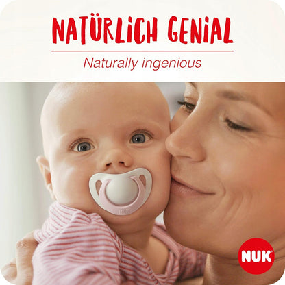 NUK Genius Color duda za pomirjanje x2 18 mesecev+