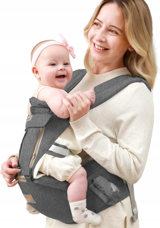 MOMIDEAL marsupio ergonomico con cintura ventrale 6 in 1