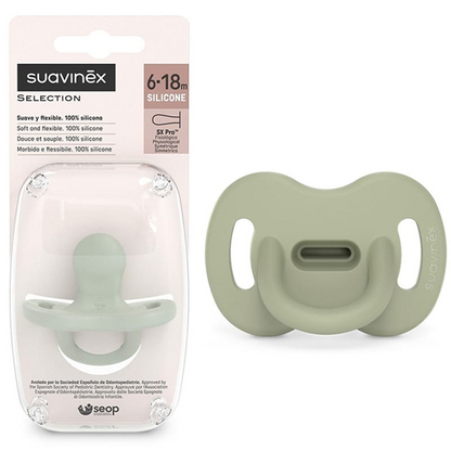 SUAVINEX chupete SELECTION SX PRO de silicona 6-18m