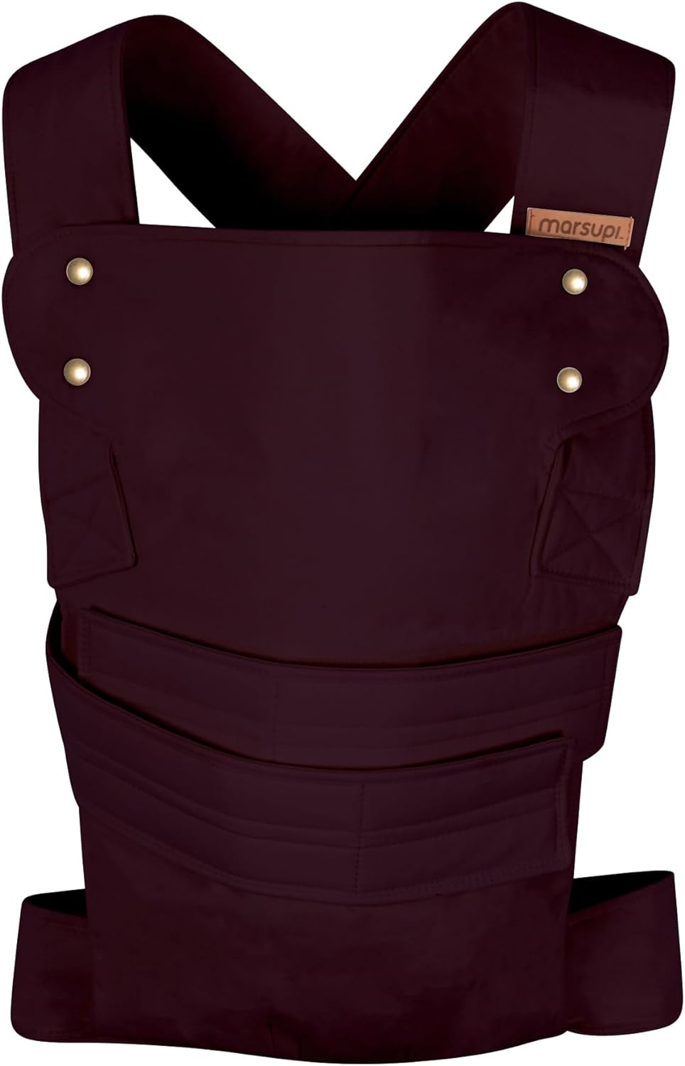 MARSUPI 2.0 nosidełko ergonomiczne S/M 3,5 - 15 kg w kolorze berry, miękkie nosidło dla dziecka