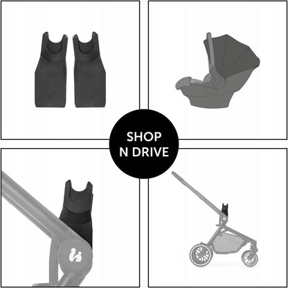 HAUCK adaptér na kočík MOVE SO SIMPLY pre autosedačky MAXI-COSI, CYBEX, NUNA, KIDDY