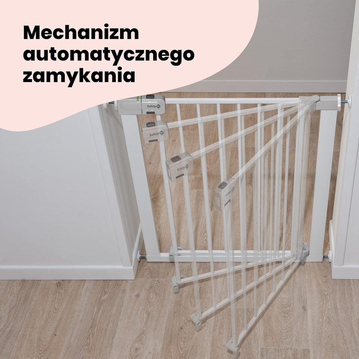 SAFETY 1ST Auto Close πύλη ασφαλείας για σκάλες, τοποθέτηση χωρίς τρύπες 73-80