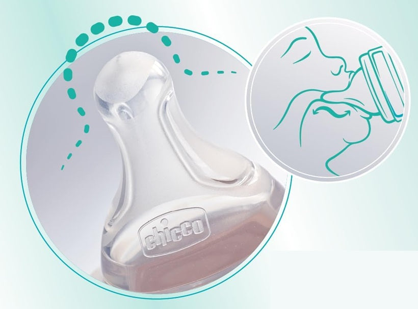 CHICCO Perfect 5 μπιμπερό αντικολικός 150 ml θηλή 1 αργή ροή 0 +