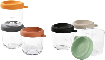 BEABA recipientes de vidrio para alimentos 6x250 ml