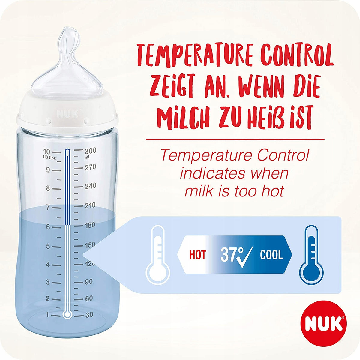 NUK Anti-Colic Flaschenset 3x 300 ml 0-6