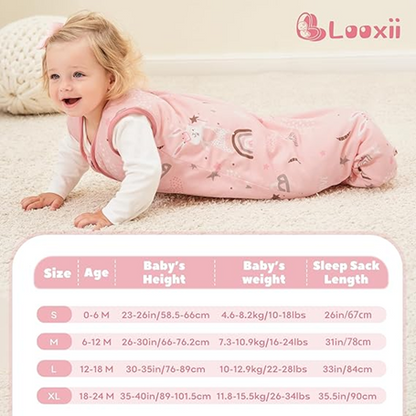 LOOXII saco de dormir 2,5 TOG 12-18 meses para bebés