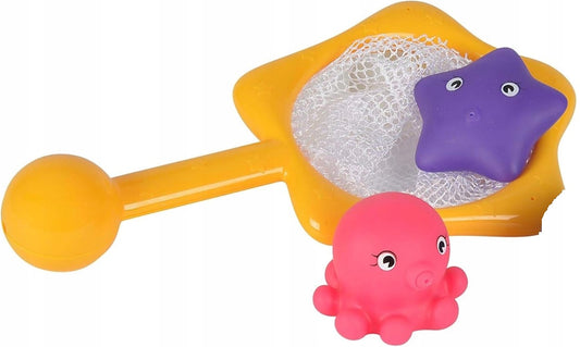 SIMBA ABC играчка за баня - кепче и 2 морски животинки