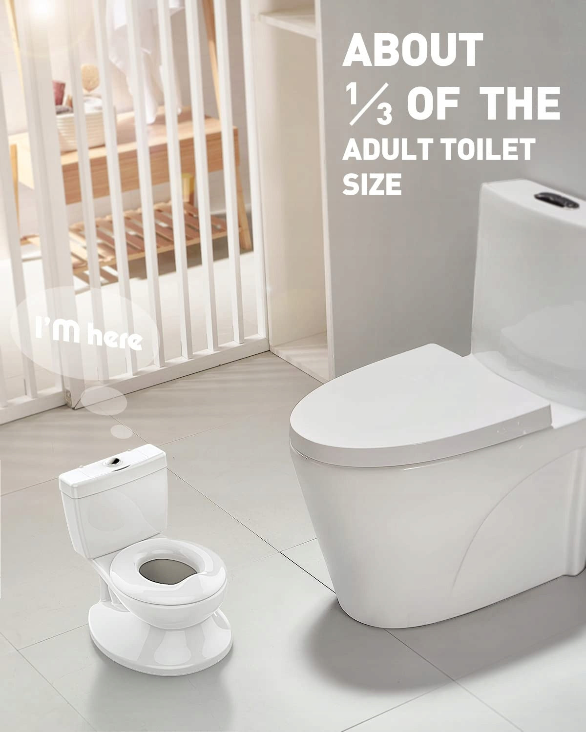 ADOVEL Töpfchen Meine erste Toilette SOUND
