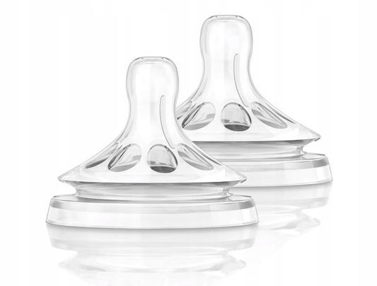 PHILIPS AVENT Natural smoczki do butelek 1msc+ x2