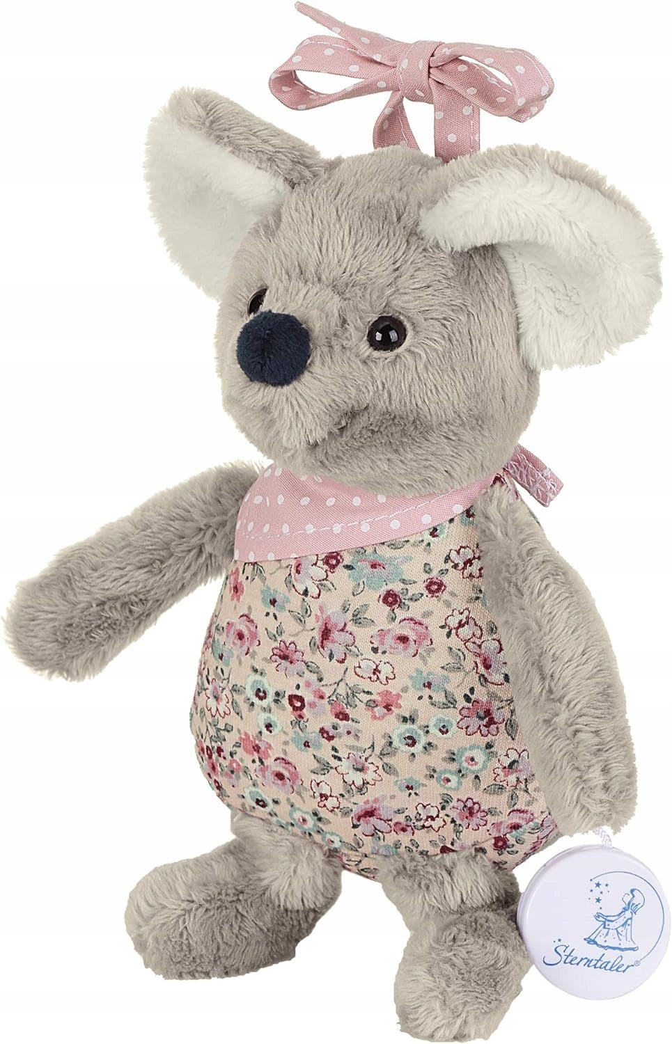 STERNTALER Myszka Mabel z pozytywką 18 cm "N pluszowa myszka z kołysanką, dla niemowląt od urodzenia
