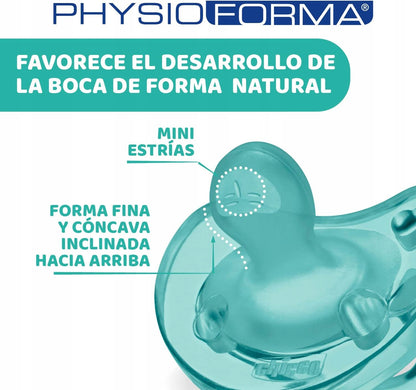 CHICCO PhysioForma SOFT chupete x2 6-16m para bebés