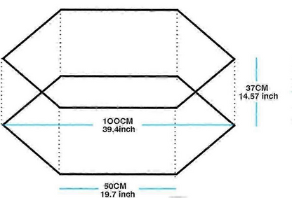 LALAWOW piscina seca compacta 100cm sin pelotas