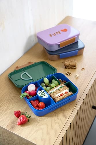 LÄSSIG Little Gang Smile svačinový box s přihrádkami bento