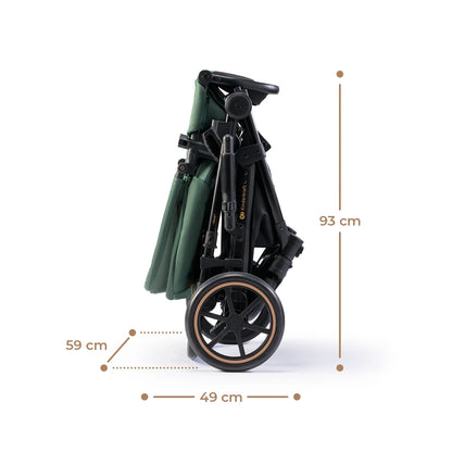 KINDERKRAFT PRIME2 PRO 3v1 večnamenski voziček do 22kg + avtosedež MINK PRO