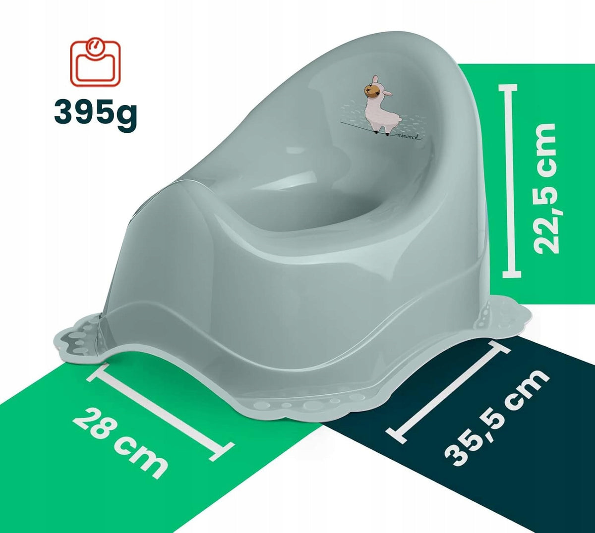 DOCARI Minimal bili 18 hó felett, legfeljebb 30 kg-ig, LÁMA