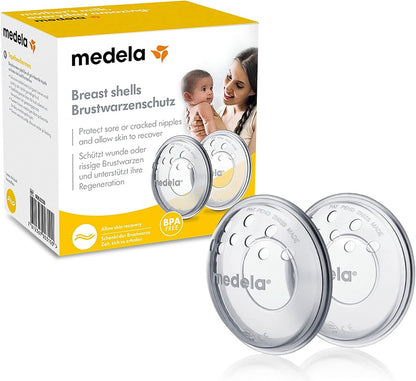 MEDELA muszle ochronne osłonki uniwersalne, osłona brodawek na piersi dla karmiących mam