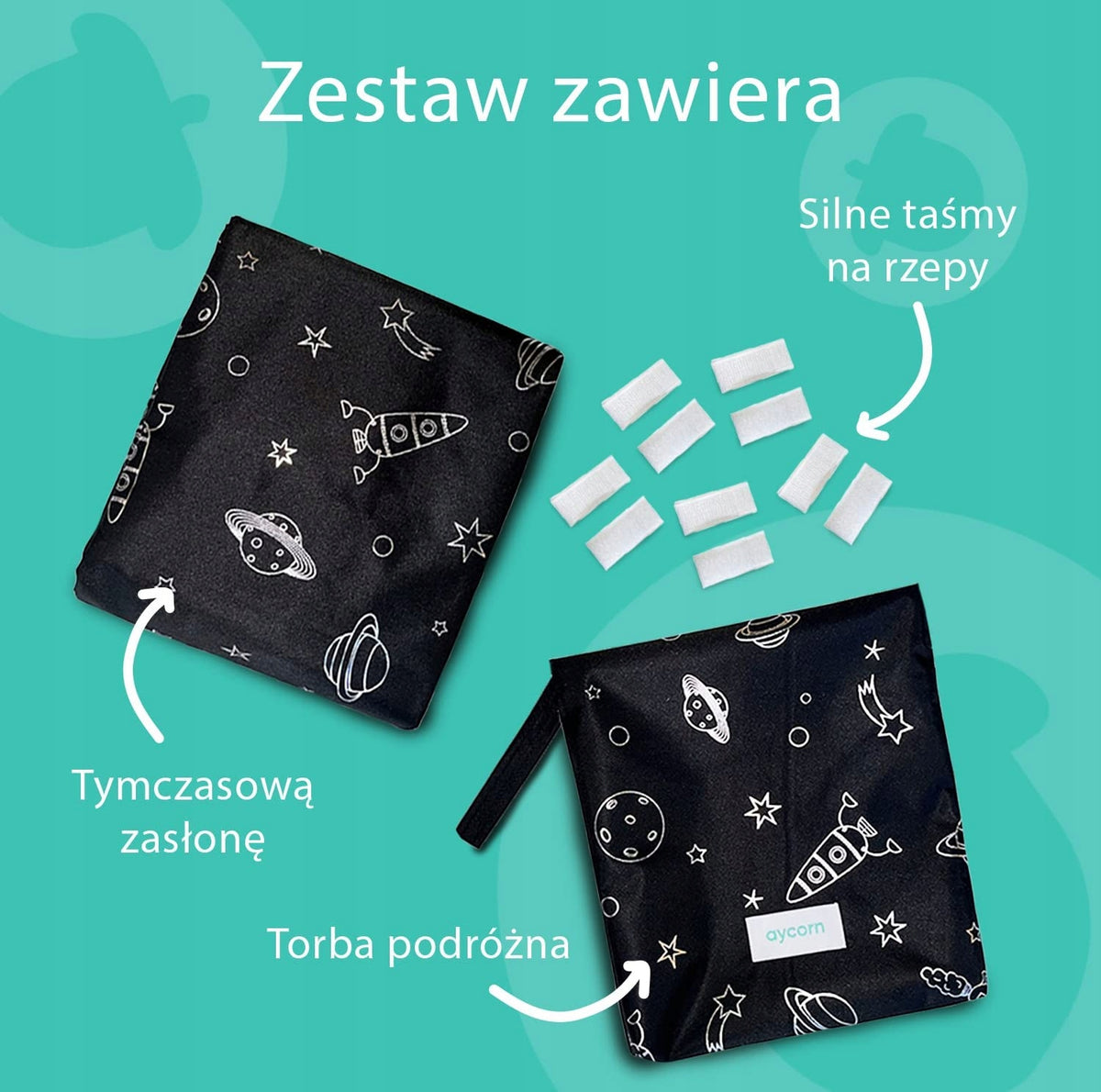Zatemnitvena roleta s priseski 130x200