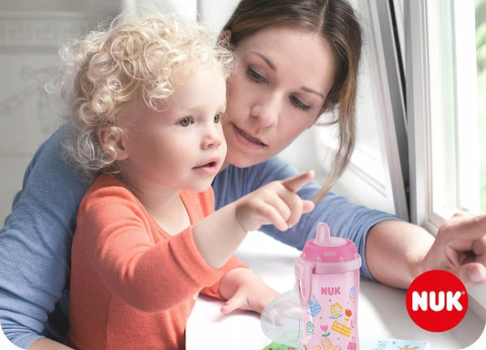 NUK Kiddy Cup Flasche mit Clip 300 ml