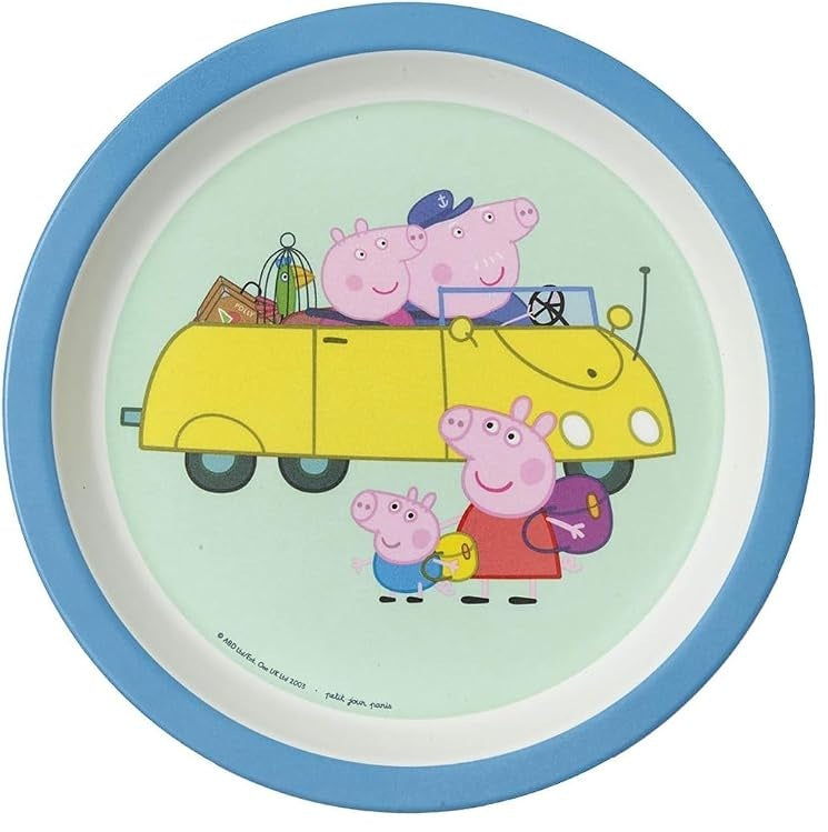 PETIT JOURS PARIS assiette à dessert pour enfants PEPPA PIG 18 cm