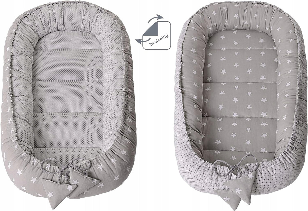 MEDIPARTNERS Baby-Kokon, Nestchen 90 x 50 + Minky-Einlage
