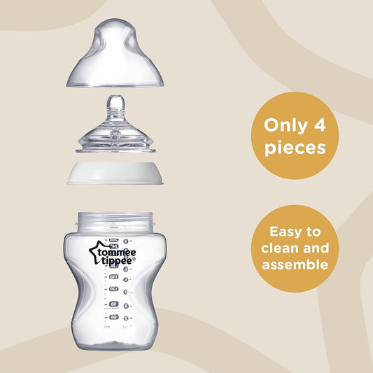 Set TOMMEE TIPPEE con 6 bottiglie da 260ml ANTI-COLICA