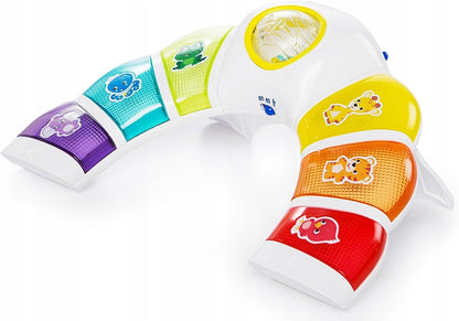 BABY EINSTEIN panel so svetlom, hrkálkou, melódiami a slovami v 3 jazykoch