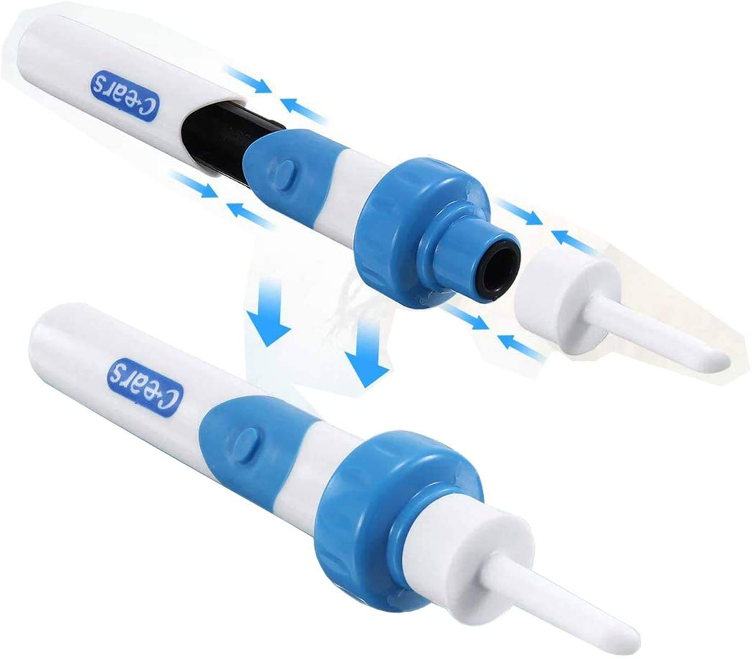C-EARS dispositivo eléctrico para limpiar oídos con estuche y cepillo