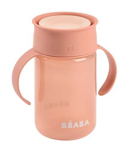 Béaba 360°-træningskop pink 340 ml 12m+