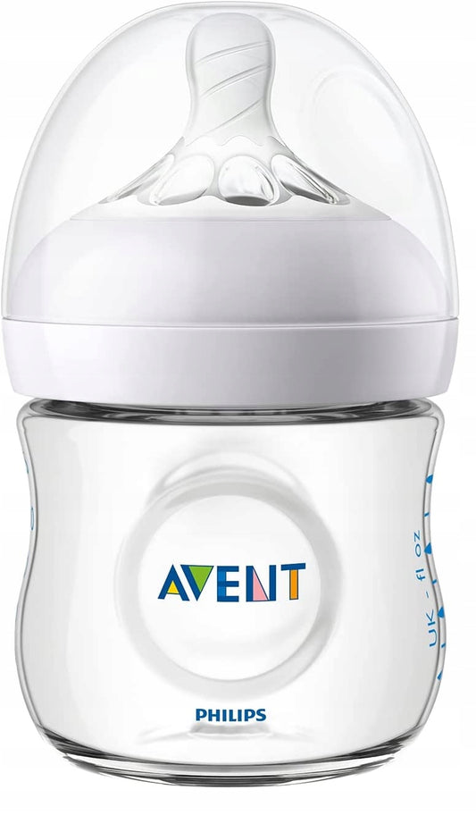 PHILIPS AVENT Natural butelka 125 ml smoczek 0m+ z szerokim smoczkiem, butelka dla noworodka
