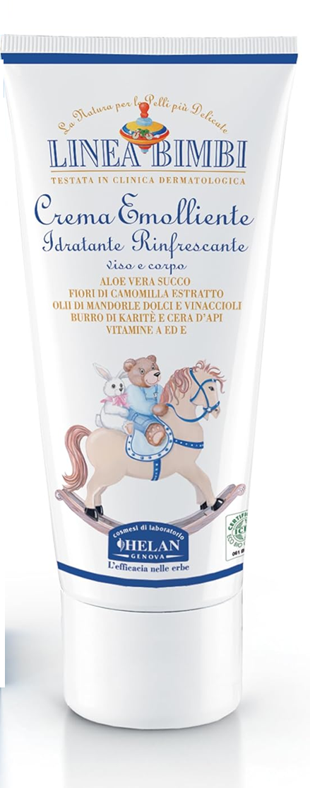HELÁN Linea Bimbi crema hidratante y protectora para cuerpo y cara del bebé 100 ml