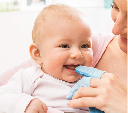 MAM Oral Care Rabbit szczoteczka do jamy ustnej z mikrofibry 0 +