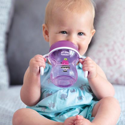 CHICCO Tréningový pohárik s náustkom 200 ml 6 m+
